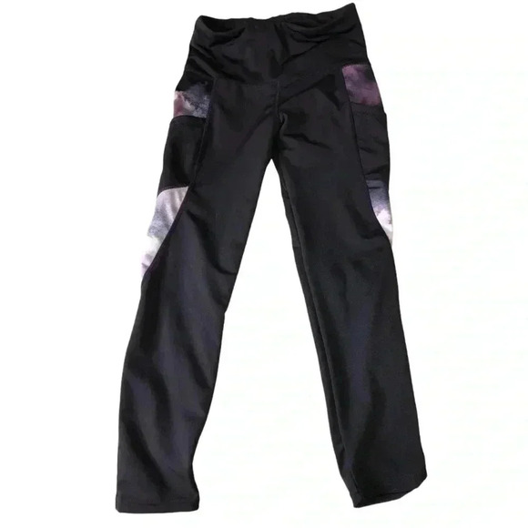 BSP Womens Active High Rise Waist, Cloud print,  with pockets - Picture 6 of 13